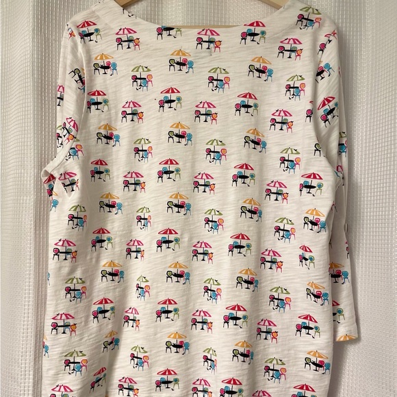 Summer 3/4 sleeve cotton t-shirt - Picture 5 of 6